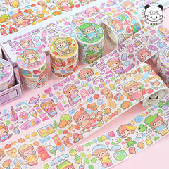 Tirado Cute Soft Duoduo Sauce Washi Tape - Soft Paper Hand Journal Tape, Washi Tapes