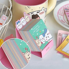 Kawaii 2026 Chikawa Mini Tear-Off Desk Calendar Gift 💕📅🐰