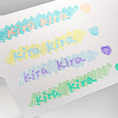 Quick-Dry Soft Grip Dual Tip Glitter Marker Set of 4