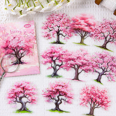 Qimeng Shuying Natural Tree Scenery Stickers 🌳
