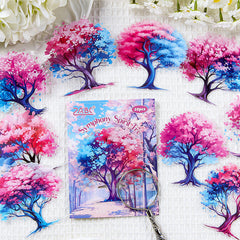 Qimeng Shuying Natural Tree Scenery Stickers 🌳