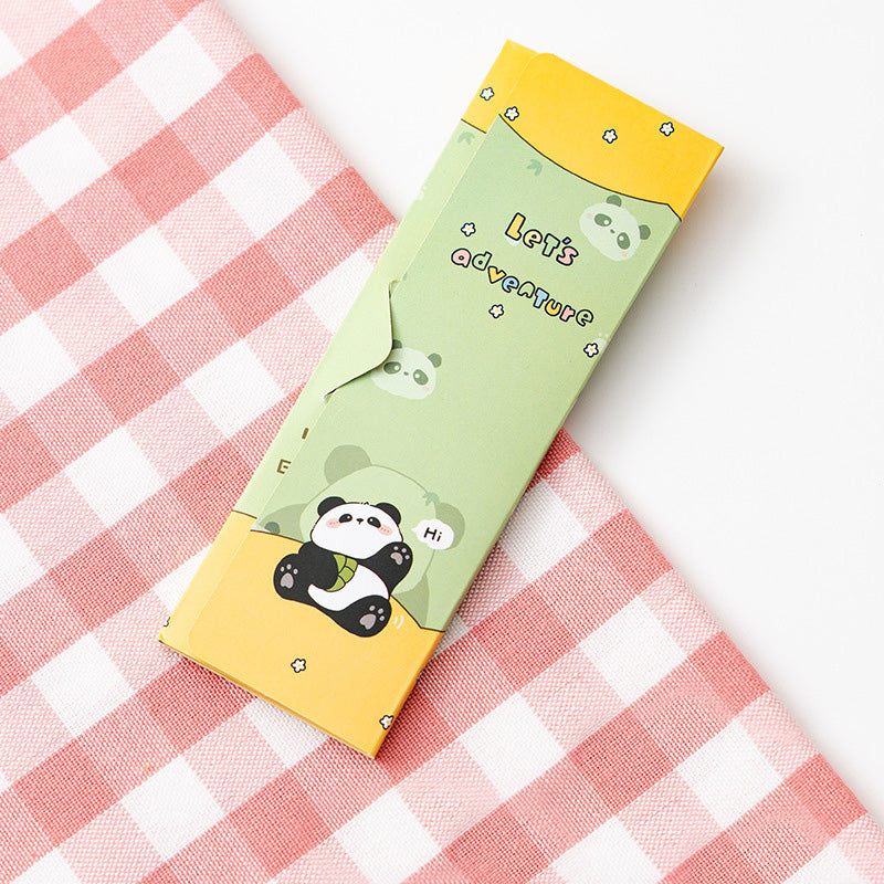🍓 Cute Cartoon Sticky Notes Set – Kawaii Memo Tabs & Index Labels for Journals & Study
