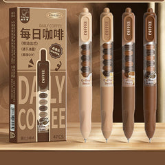Cute Beaded Gel Pens - 0.5mm Black Ink, Quick-Dry 4-Piece Set