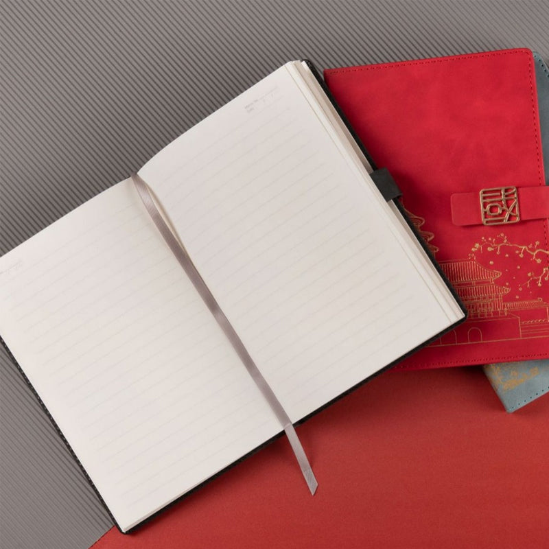 Vintage PU Leather Magnetic Clip Notebook Diary, Kawai Notebooks