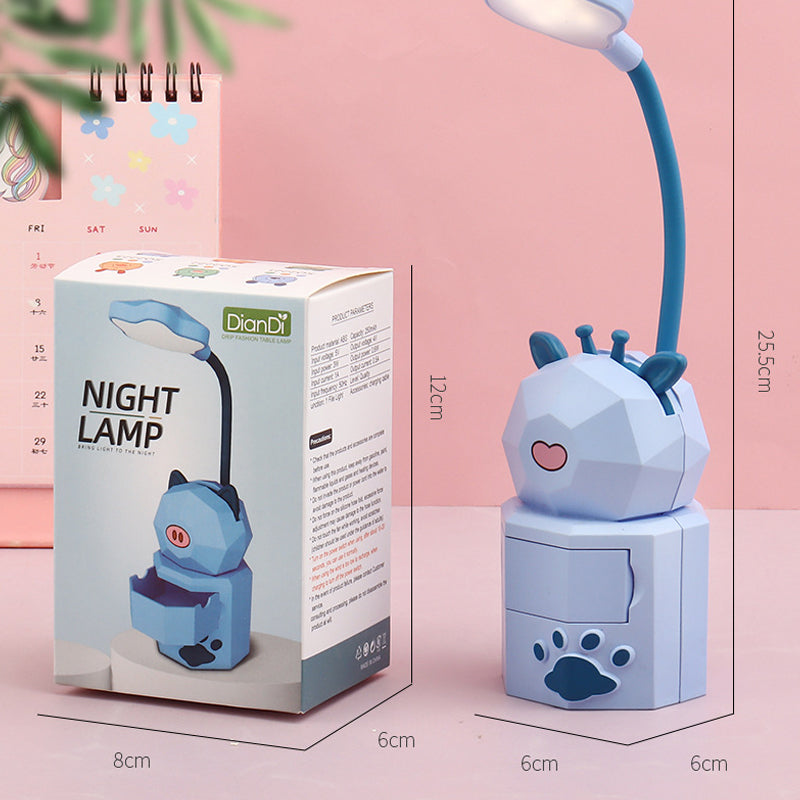 Kawaii Student Dormitory Cartoon Animal Lamp,Kawaii Lamps
