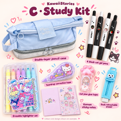 C - Study Kit - all included product groups; colours and designs shown are examples