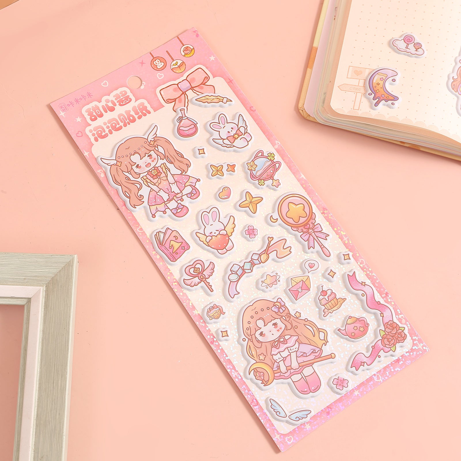 Kawaii 3D Sweetheart Cartoon Bubble Stickers,Stickers