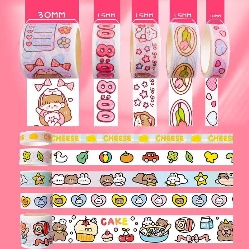 Cute Stickers Washi Tape - 20 Rolls, Washi Tapes