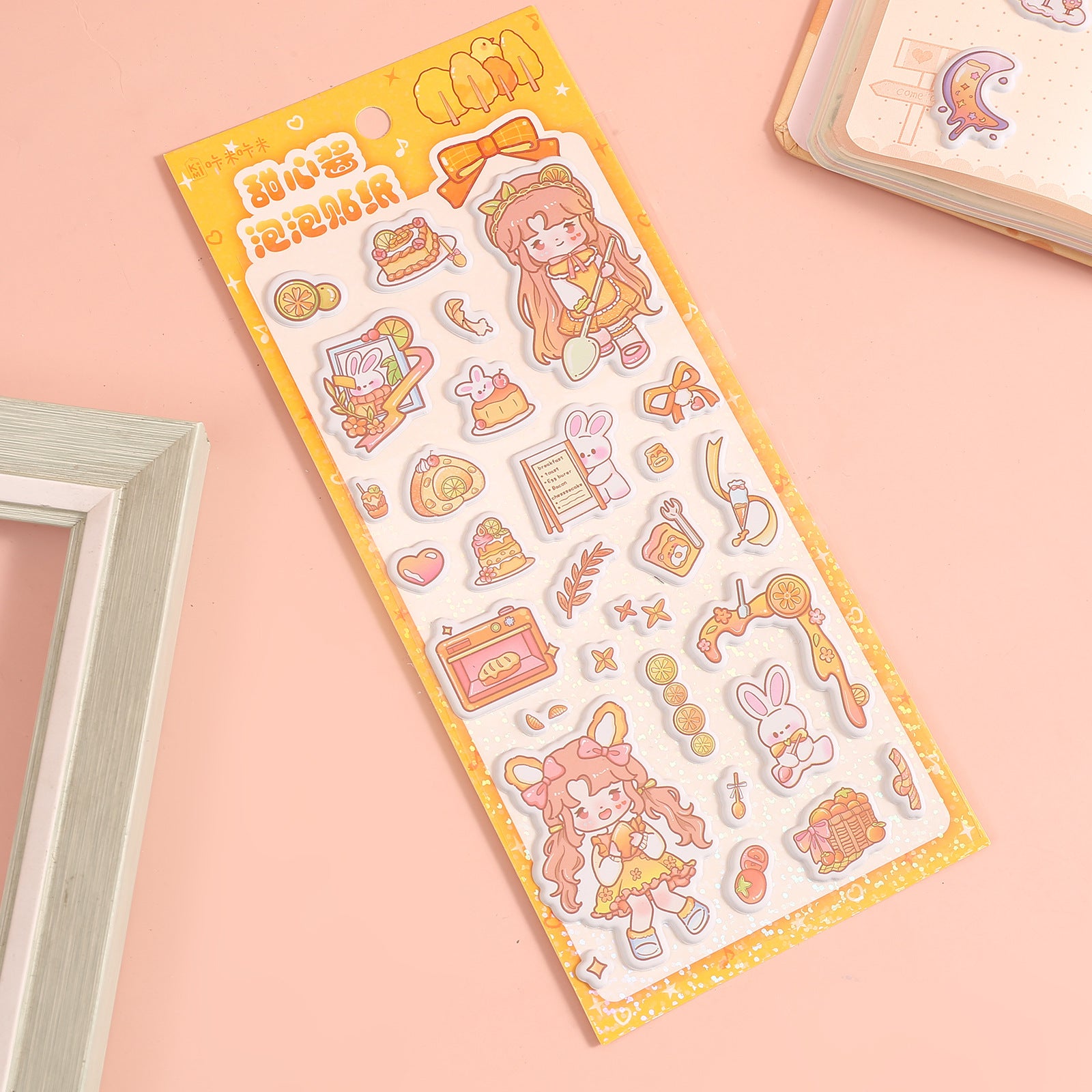 Kawaii 3D Sweetheart Cartoon Bubble Stickers,Stickers