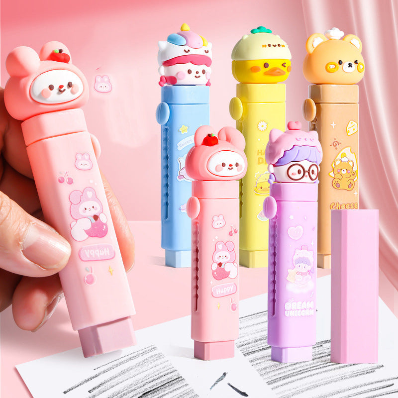 Cartoon Shaped Sliding Eraser