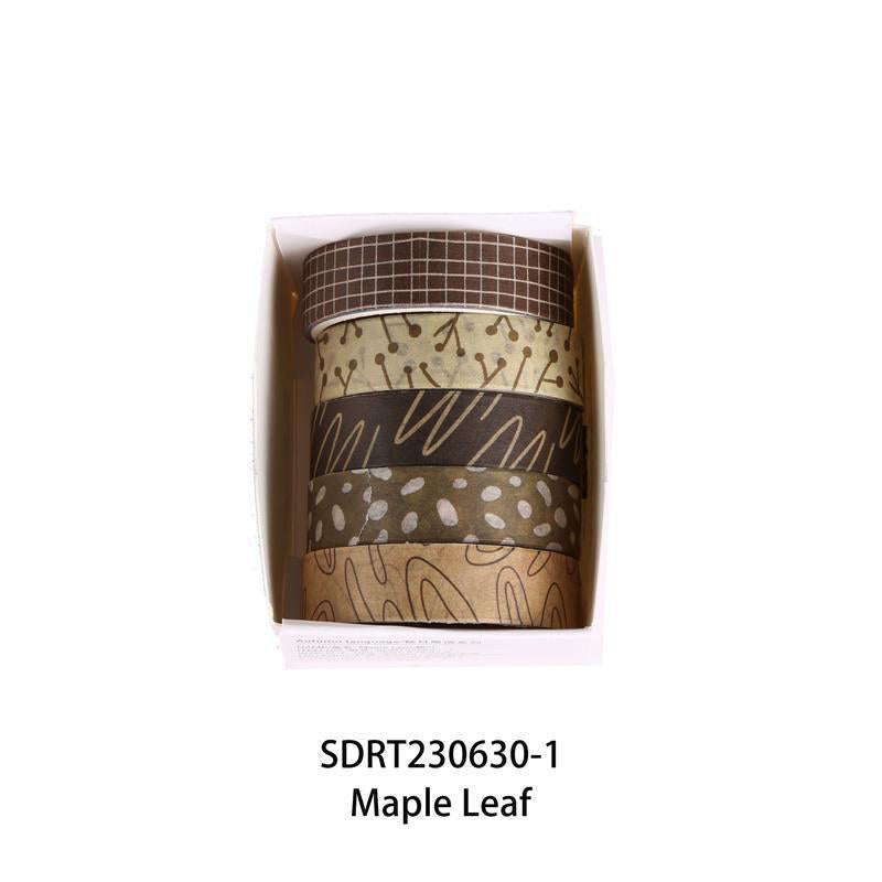 Forest Theme Washi Tape Set Brown, Washi Tapes