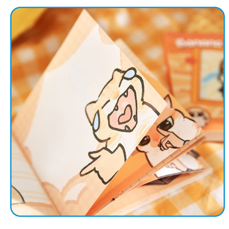 Banana Cat student notes with colorful themed pages and decorative layouts