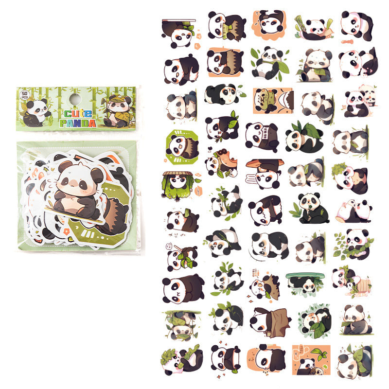 Waterproof Cute Animal Cartoon Stickers - 50PCS,Stickers