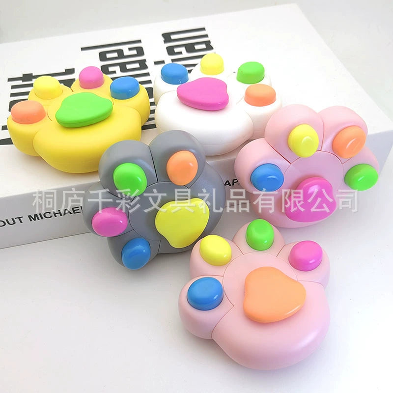Two-set cat claw highlighter pack in sealed bag