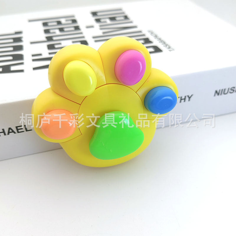 Cat claw highlighter stationery product detail