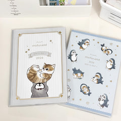 Cute animal themed 2026 weekly planner available in multiple decorative cover designs