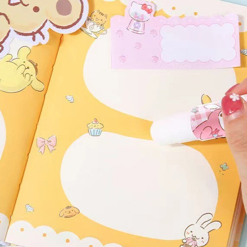 Cute cartoon solid glue stick for school supplies