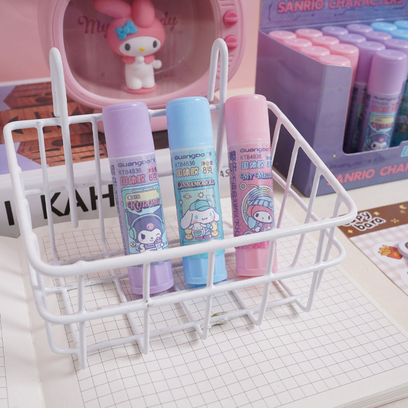 Cute mini glue stick set with colorful designs