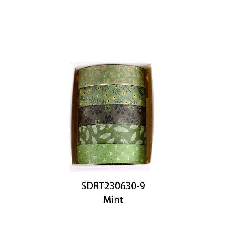 Forest Theme Washi Tape Set Green, Washi Tapes