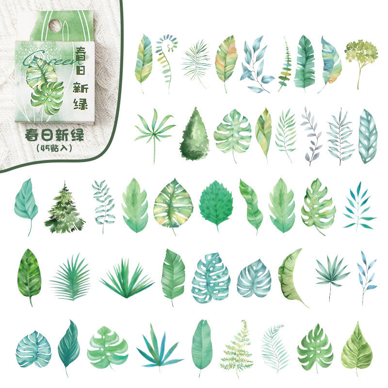 Kawaii Gift Giving Die Cut Stickers - Box of 45 Stickers,Stickers