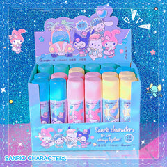 Pastel unicorn glue sticks with cute character designs