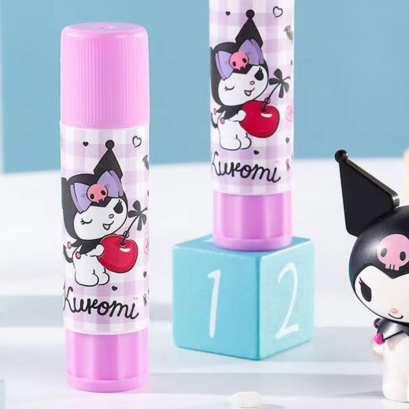 Pink cartoon glue stick for kids craft projects