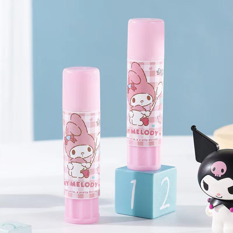 Pink mini glue stick for paper crafts and school use