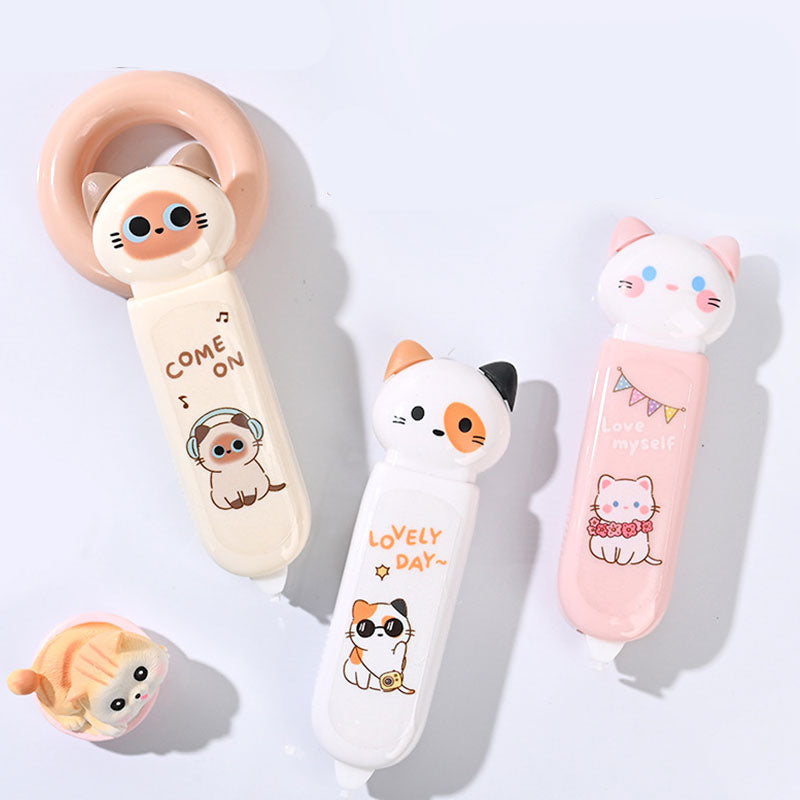 Pom-Pot mini correction tape with cat-themed designs