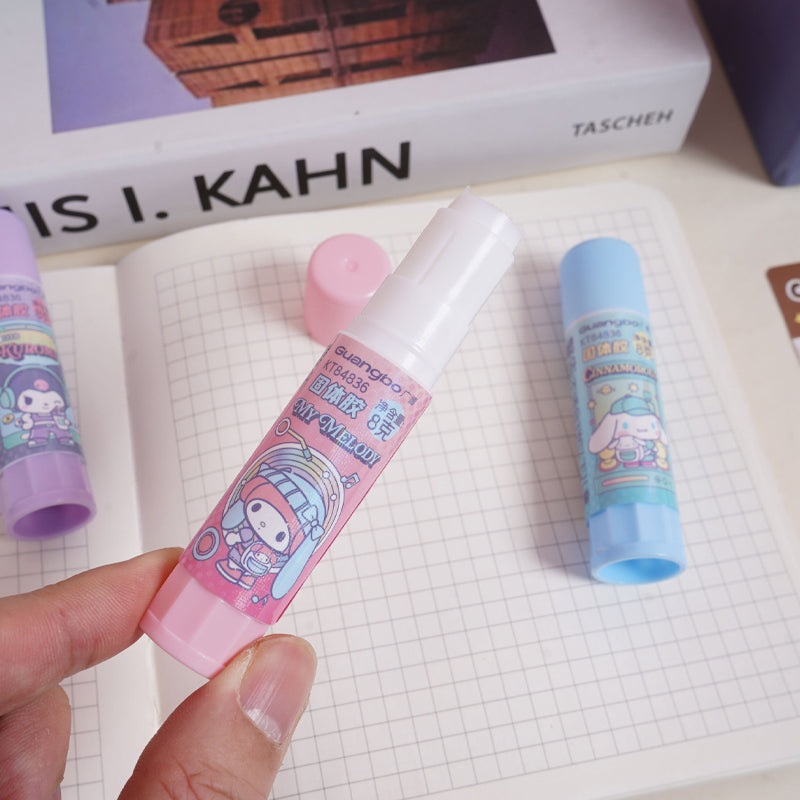 Small solid glue stick for crafts and paper projects